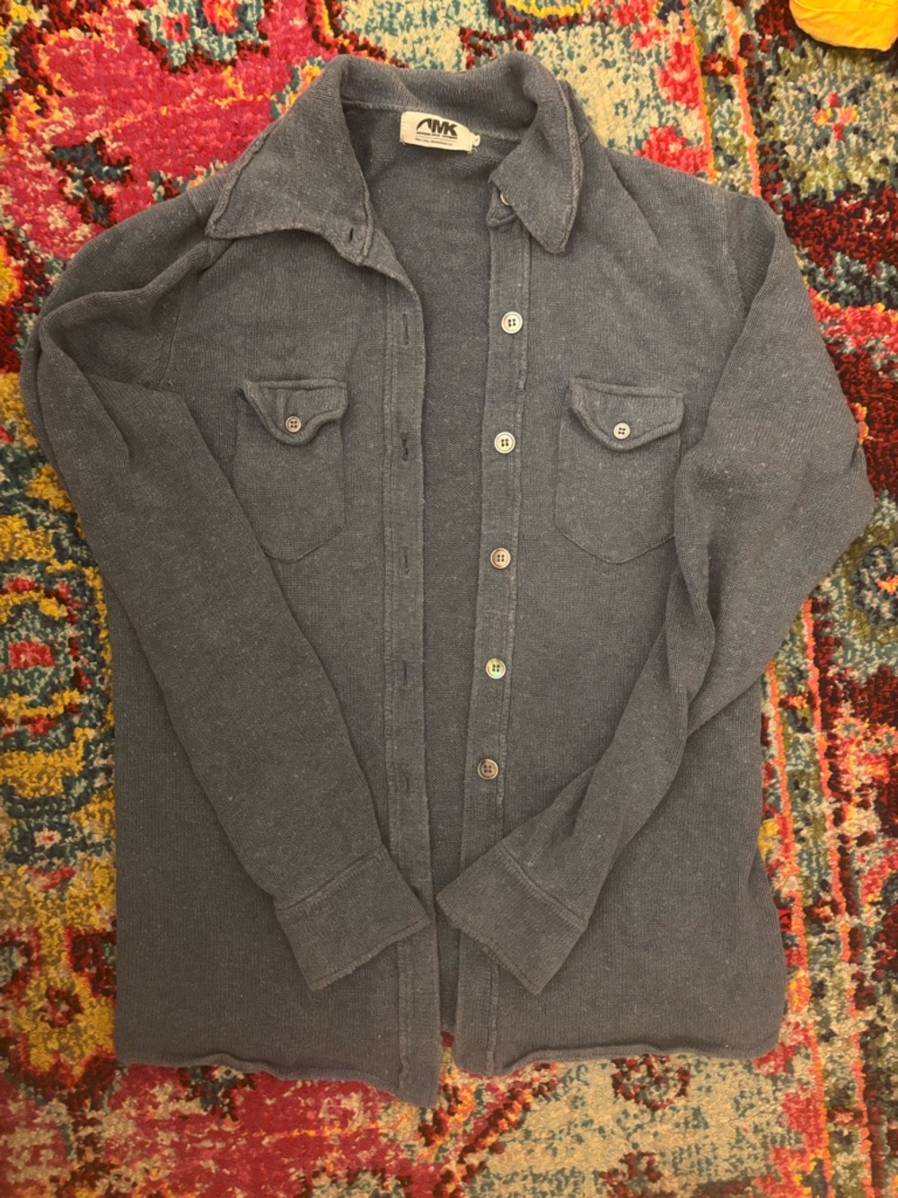 Light Blue Knit Cardigan